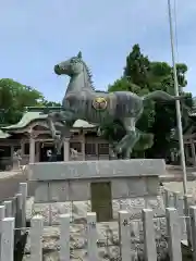 尾陽神社の狛犬