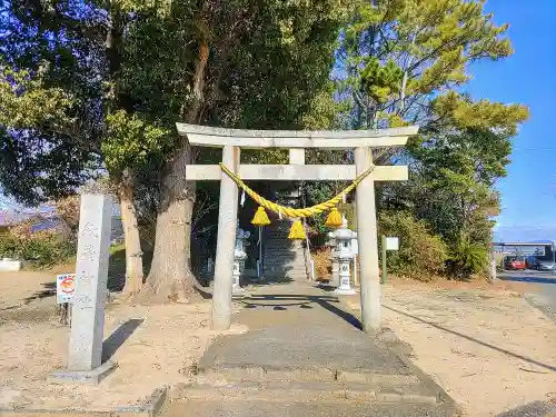 東町秋葉神社の鳥居