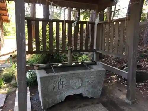 有賀神社の手水舎