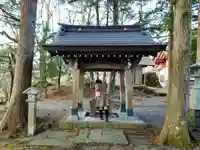 山中浅間神社の手水舎