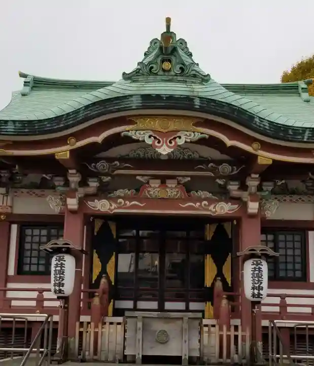 諏訪神社の本殿・本堂
