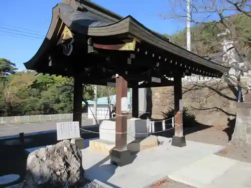 福島縣護國神社の手水