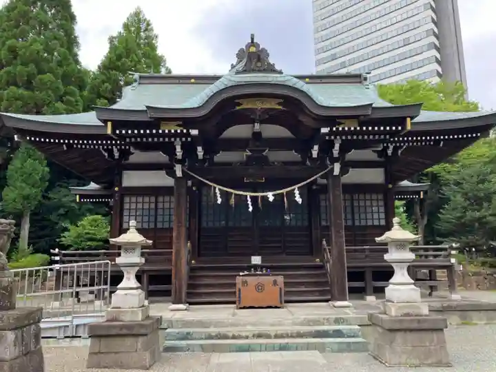 落合白山神社の本殿・本堂
