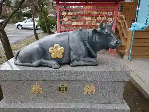 蒲原神社の狛犬