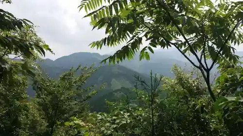 三ヶ所神社奥宮の景色