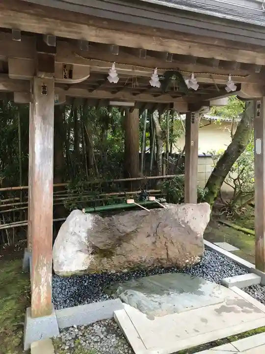 松江城山稲荷神社の手水舎