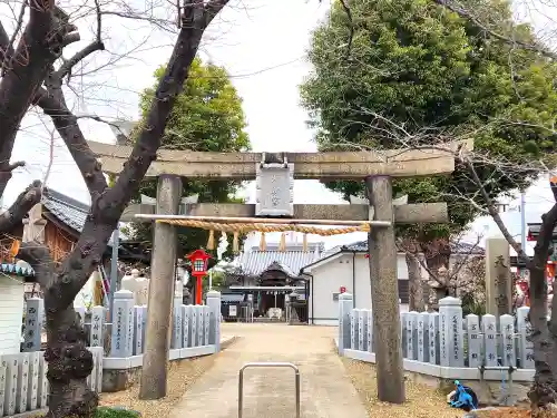 長洲天満宮の鳥居