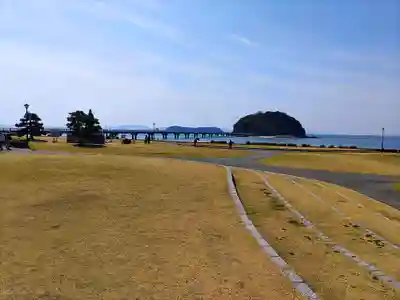 八百富神社の周辺