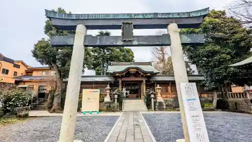 鳩ヶ谷氷川神社の鳥居