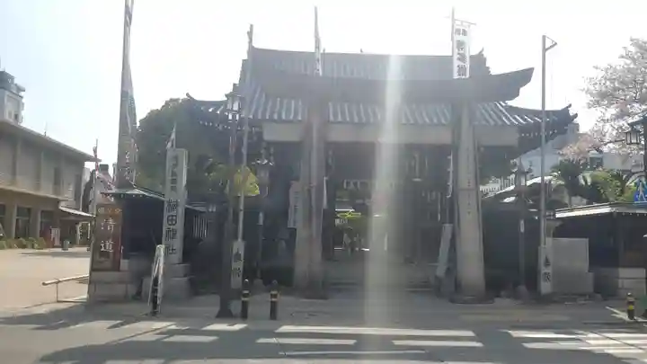 櫛田神社の鳥居