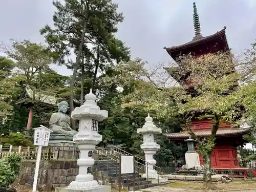 法華経寺の景色