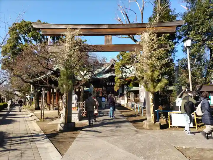 荏原神社の鳥居