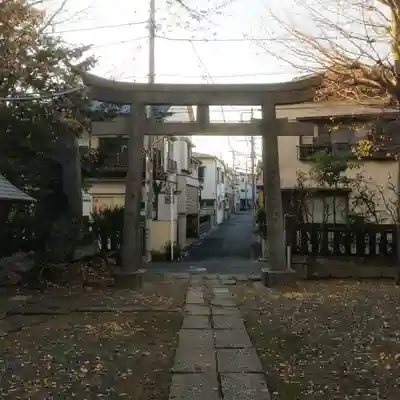 中曽根天祖神社の鳥居