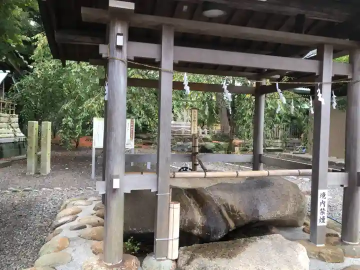 焼津神社の手水舎