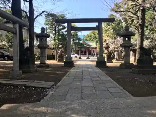 品川神社の鳥居