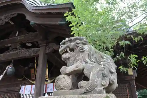 阿邪訶根神社の狛犬