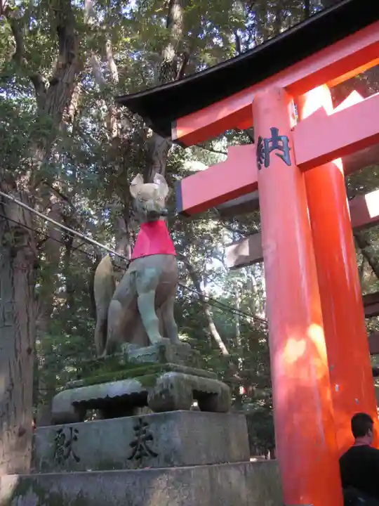 伏見稲荷大社の狛犬