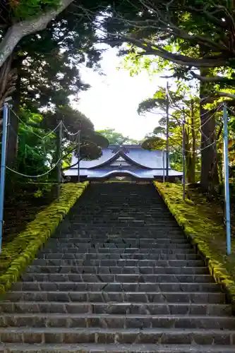 尻岸内八幡神社の景色