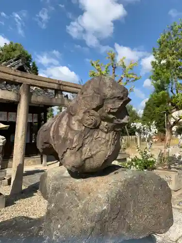 姫嶋神社の狛犬