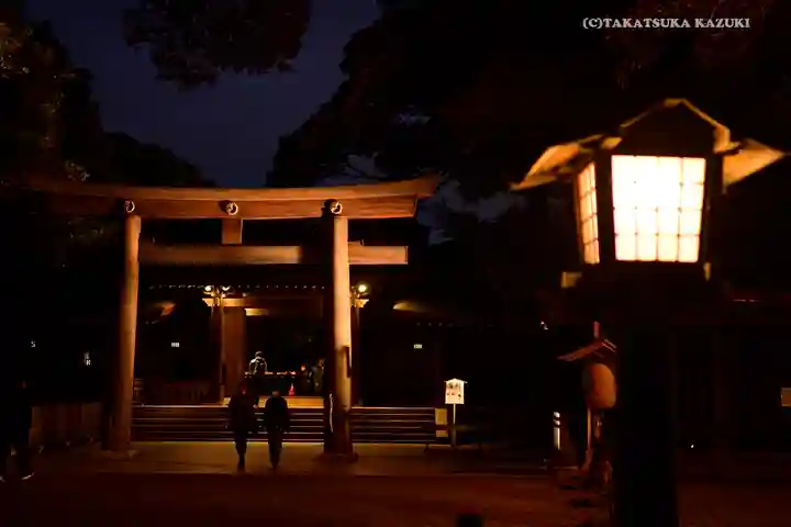 明治神宮の鳥居