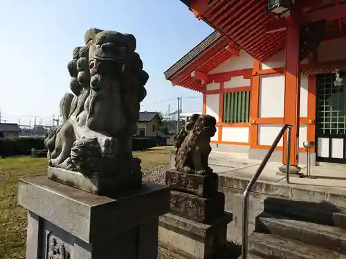 多禰神社の狛犬