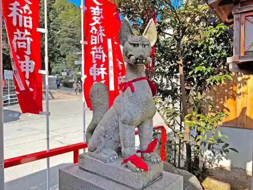 多度稲荷神社の狛犬
