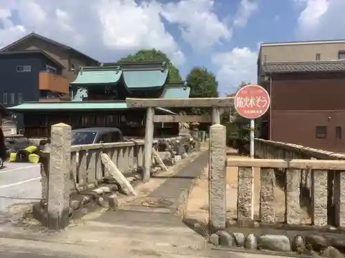 熊野社の鳥居