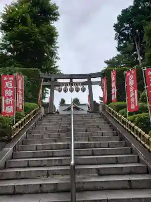 中野沼袋氷川神社の鳥居