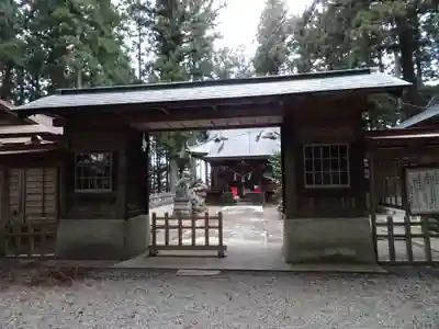 小生瀬 諏訪神社の山門・神門
