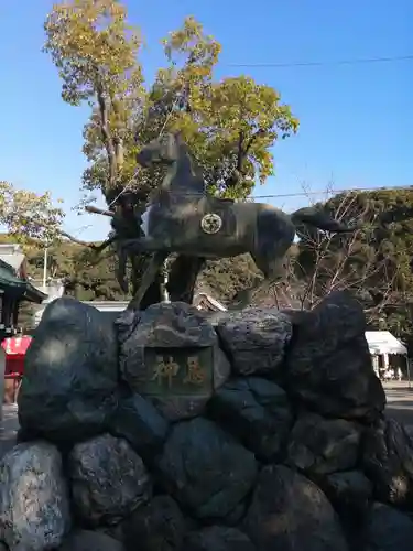 真清田神社の狛犬