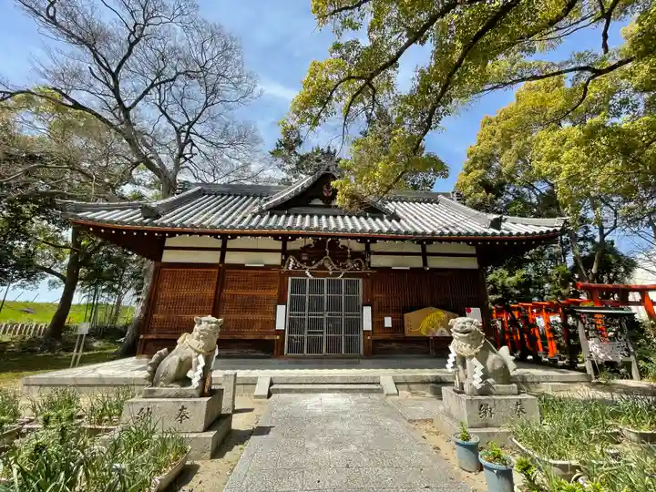 川邊八幡神社の本殿・本堂