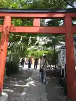 旗上弁財天社の鳥居