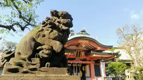 鮫州八幡神社の狛犬