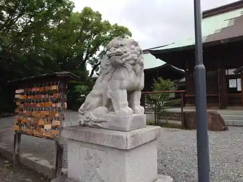 丸子神社　浅間神社の狛犬