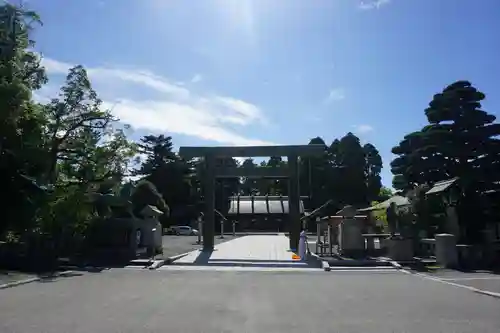 石川護國神社の鳥居