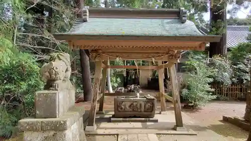 府馬愛宕神社の手水舎