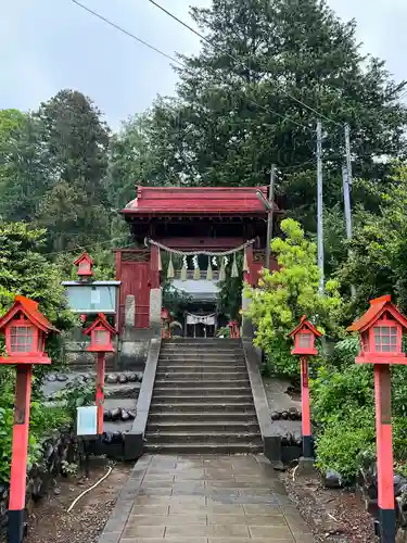 平出雷電神社の山門・神門