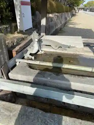 法隆寺の手水舎