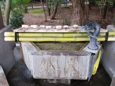 阿比太神社の手水舎