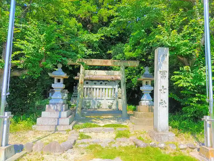 富士社(込野富士社)の鳥居