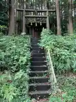 乙連沢熊野神社の鳥居