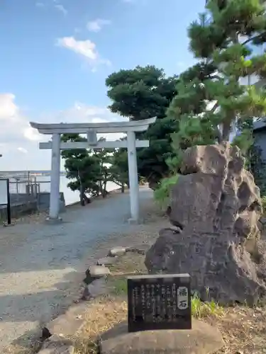 琵琶島神社の鳥居