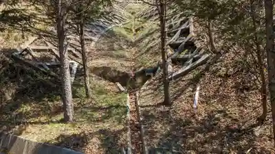 別保神社の庭園