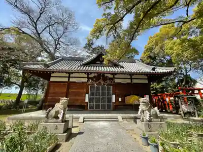川邊八幡神社の本殿・本堂