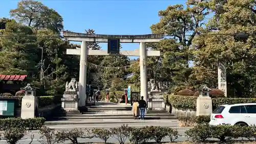 敷地神社（わら天神宮）の鳥居