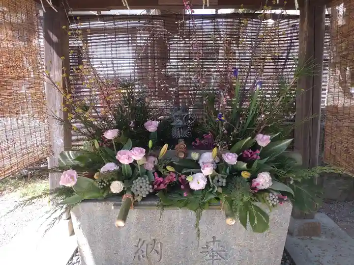 國魂神社の手水舎