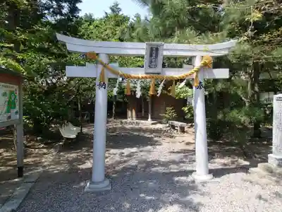 賀志波比売神社の鳥居