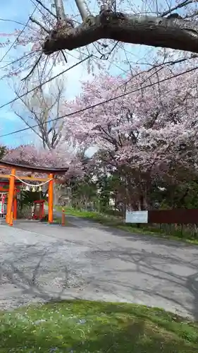 虻田神社の自然