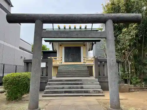 嶺天祖神社の鳥居
