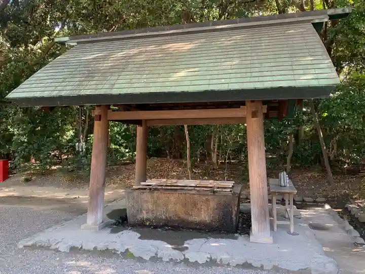 上知我麻神社(熱田神宮摂社)の手水舎